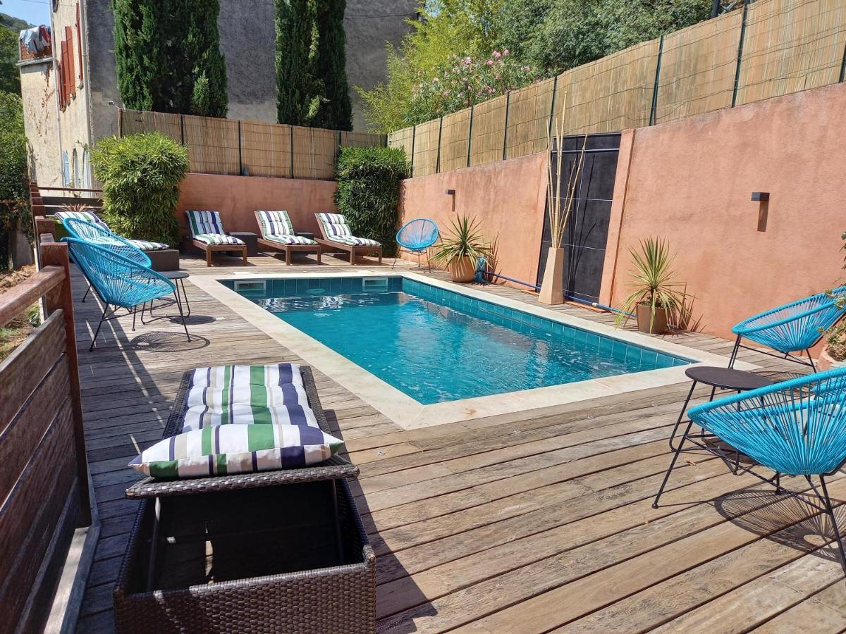 Hotel Restaurant Notre Dame Collobrieres Bagian luar foto